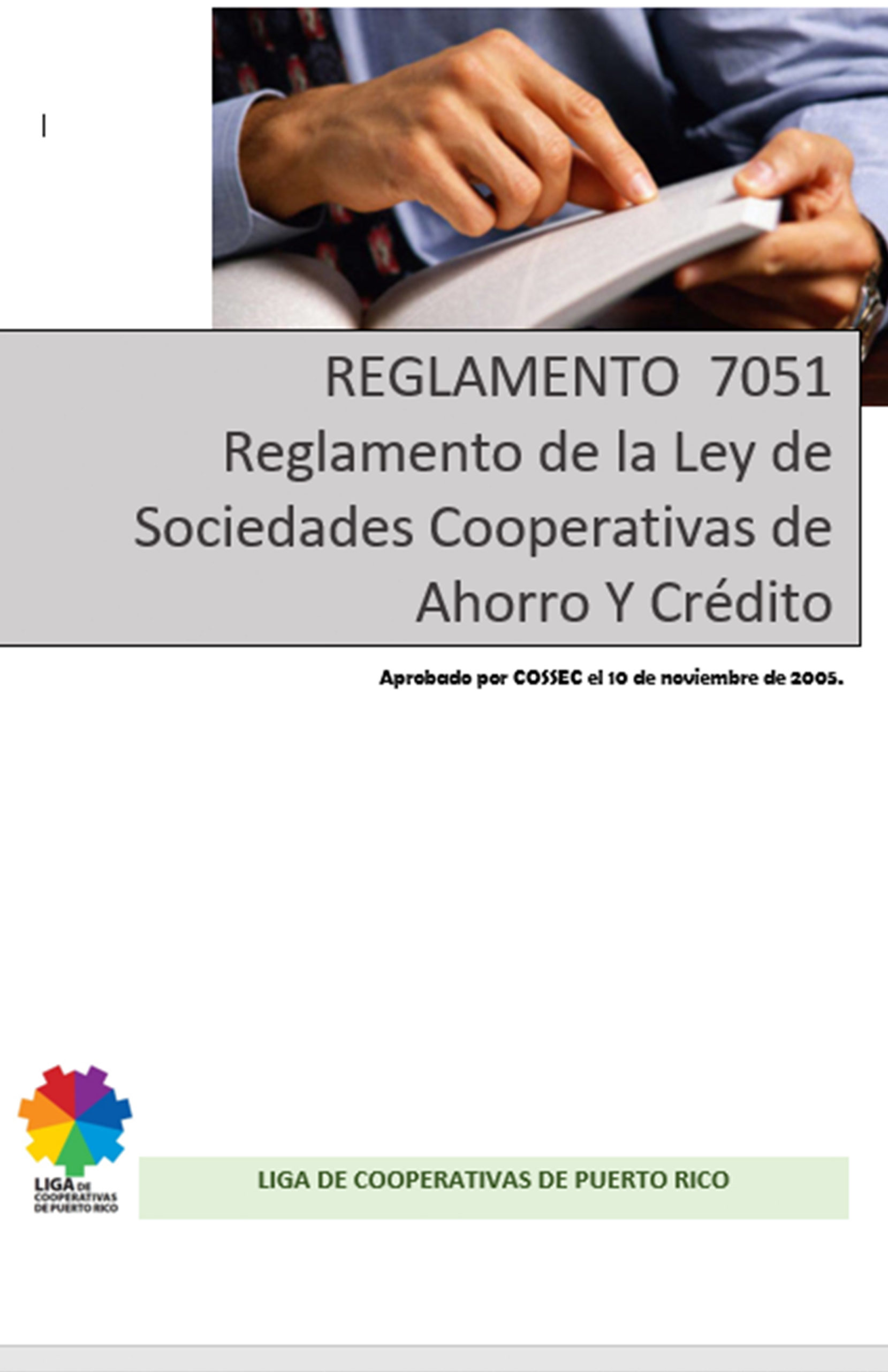 Reglamento 7051 (Reglamento de la Ley de Sociedades de Cooperativas de Ahorro y Crédito)